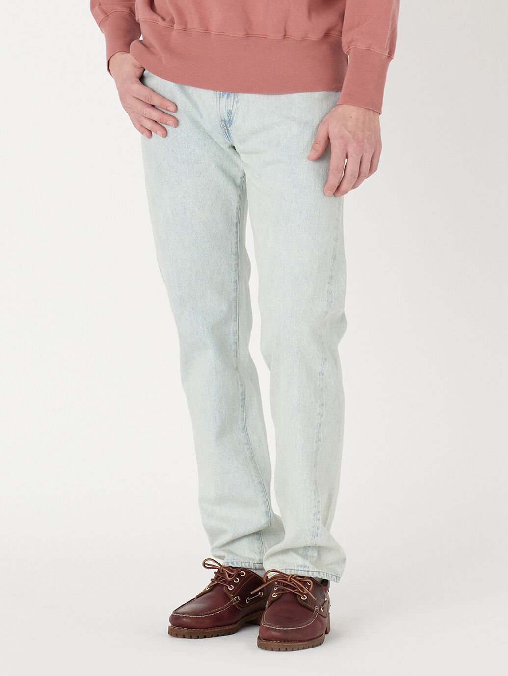 【リーバイス/Levis / MEN】のLEVI S VINTAGE CLOTHING 1954 501 ジーンズ SANSOME ライトインディゴ WORN IN インテリア・キッズ・メンズ・レディースファッション・服の通販 founy(ファニー) 　ファッション　Fashion　メンズファッション　MEN　クラシック　Classic　ジーンズ　Jeans　スリム　Slim　デニム　Denim　フィット　Fit　ビジネス 仕事 通勤　Business　Light Indigo - Flat Finish|ID: prp329100003926528 ipo3291000000025929213