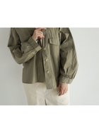 【ラシュッド/LASUD】のNo collar military jacket カーキ|ID: prp329100003928659 ipo3291000000025948096