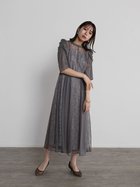 【ラシュッド/LASUD】のボリュームショルダーバイカラードレス(light green,light yellow,light gray) 人気、トレンドファッション・服の通販 founy(ファニー) ファッション Fashion レディースファッション WOMEN ワンピース Dress ドレス Party Dresses ギャザー Gather フレア Flare レース Race ロマンティック Romantic 切替 Switching thumbnail ライトグレー|ID: prp329100003929112 ipo3291000000028233540