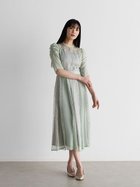 【ラシュッド/LASUD】のボリュームショルダーバイカラードレス(light green,light yellow,light gray) 人気、トレンドファッション・服の通販 founy(ファニー) ファッション Fashion レディースファッション WOMEN ワンピース Dress ドレス Party Dresses ギャザー Gather フレア Flare レース Race ロマンティック Romantic 切替 Switching thumbnail ライトグリーン|ID: prp329100003929112 ipo3291000000028233542