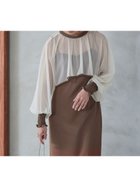 【ラシュッド/LASUD】のフリルボレロレイヤードワンピース(cocoa,sand beige,) ココア|ID: prp329100003929435 ipo3291000000029834515