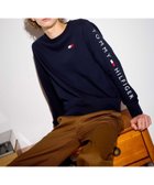 【トミーヒルフィガー/TOMMY HILFIGER】のTOMMY HILFIGER(トミーヒルフィガー) 【オンライン限定】フレンチテリー ロゴロングスリーブスウェット ネイビーFAP|ID: prp329100003930670 ipo3291000000029414930