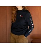 【トミーヒルフィガー/TOMMY HILFIGER】のTOMMY HILFIGER(トミーヒルフィガー) 【オンライン限定】フレンチテリー ロゴロングスリーブスウェット ネイビー410|ID: prp329100003930670 ipo3291000000029414931