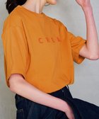 【ラナン/Ranan】のプリントロゴオーバーサイズTシャツ オレンジ|ID: prp329100003933692 ipo3291000000026438090