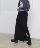 【デミルクス ビームス/Demi-Luxe BEAMS】のシンプル タイト ニットスカート .M. 24AW 目黒越子 BLACK|ID: prp329100003938284 ipo3291000000028942872