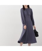 【プロポーション ボディドレッシング/PROPORTION BODY DRESSING】のフロントギャザーマーメイドワンピース インクブルー|ID: prp329100003943940 ipo3291000000028844587