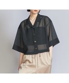 【ビューティ&ユース ユナイテッドアローズ/BEAUTY&YOUTH / UNITED ARROWS】のポリエステルオーガンジー シャツ -ウォッシャブル- BLACK|ID:prp329100003944814