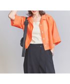 【ビューティ&ユース ユナイテッドアローズ/BEAUTY&YOUTH / UNITED ARROWS】のポリエステルオーガンジー シャツ -ウォッシャブル- ORANGE|ID:prp329100003944814