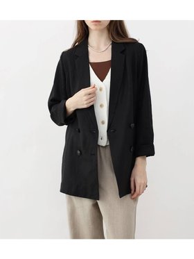 【ラシュッド/LASUD】の60/1 LINEN テラードジャケット 人気、トレンドファッション・服の通販 founy(ファニー) ファッション Fashion レディースファッション WOMEN アウター Coat Outerwear ジャケット Jackets 吸水 Water Absorption ジャケット Jacket パターン Pattern フランス France リネン Linen 夏 Summer エレガント 上品 Elegant |ID:prp329100003945829