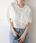 【その他のブランド/Other】のフリルチュールTシャツ ホワイト|ID: prp329100003947379 ipo3291000000028899219