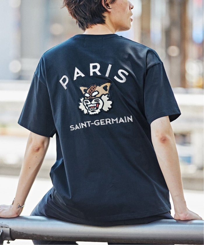 【エディフィス/EDIFICE】の【Paris Saint-Germain】カレッジロゴ刺しゅう Tシャツ インテリア・キッズ・メンズ・レディースファッション・服の通販 founy(ファニー) https://founy.com/ ファッション Fashion レディースファッション WOMEN トップス・カットソー Tops/Tshirt シャツ/ブラウス Shirts/Blouses ロング / Tシャツ T-Shirts おすすめ Recommend ビッグ Big |ID: prp329100003948091 ipo3291000000026161808
