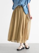 【ヴァン/Vin】のシフォンバルーンスカート 人気、トレンドファッション・服の通販 founy(ファニー) ファッション Fashion レディースファッション WOMEN スカート Skirt おすすめ Recommend カットソー Cut And Sew シフォン Chiffon バルーン Balloon 春 Spring thumbnail ゴールド|ID: prp329100003951128 ipo3291000000028160970