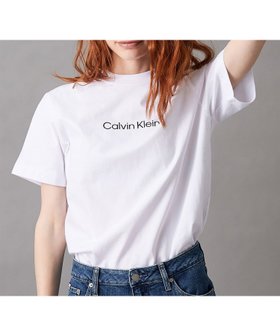 【カルバンクライン/Calvin Klein】の【公式ショップ】 カルバンクライン モダン ボクシー Tシャツ Calvin Klein Jeans 40WH113 人気、トレンドファッション・服の通販 founy(ファニー) ファッション Fashion レディースファッション WOMEN トップス・カットソー Tops/Tshirt シャツ/ブラウス Shirts/Blouses ロング / Tシャツ T-Shirts 2022年 2022 2022 春夏 S/S Ss,Spring/Summer,2022 S/S・春夏 Ss・Spring/Summer コレクション Collection モダン Modern 夏 Summer |ID:prp329100003952445