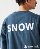 【ジャーナルスタンダード レリューム/JOURNAL STANDARD relume / MEN】の【SNOW PEAK / スノーピーク】別注 SP Logo Tシャツ ブルー A|ID: prp329100003952994 ipo3291000000026209938