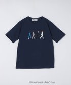 【シップス フォー ウィメン/SHIPS】の【WEB限定】SHIPS THE BEATLES エンブロイダリー Tシャツ 24SS ネイビー|ID: prp329100003957944 ipo3291000000029522739