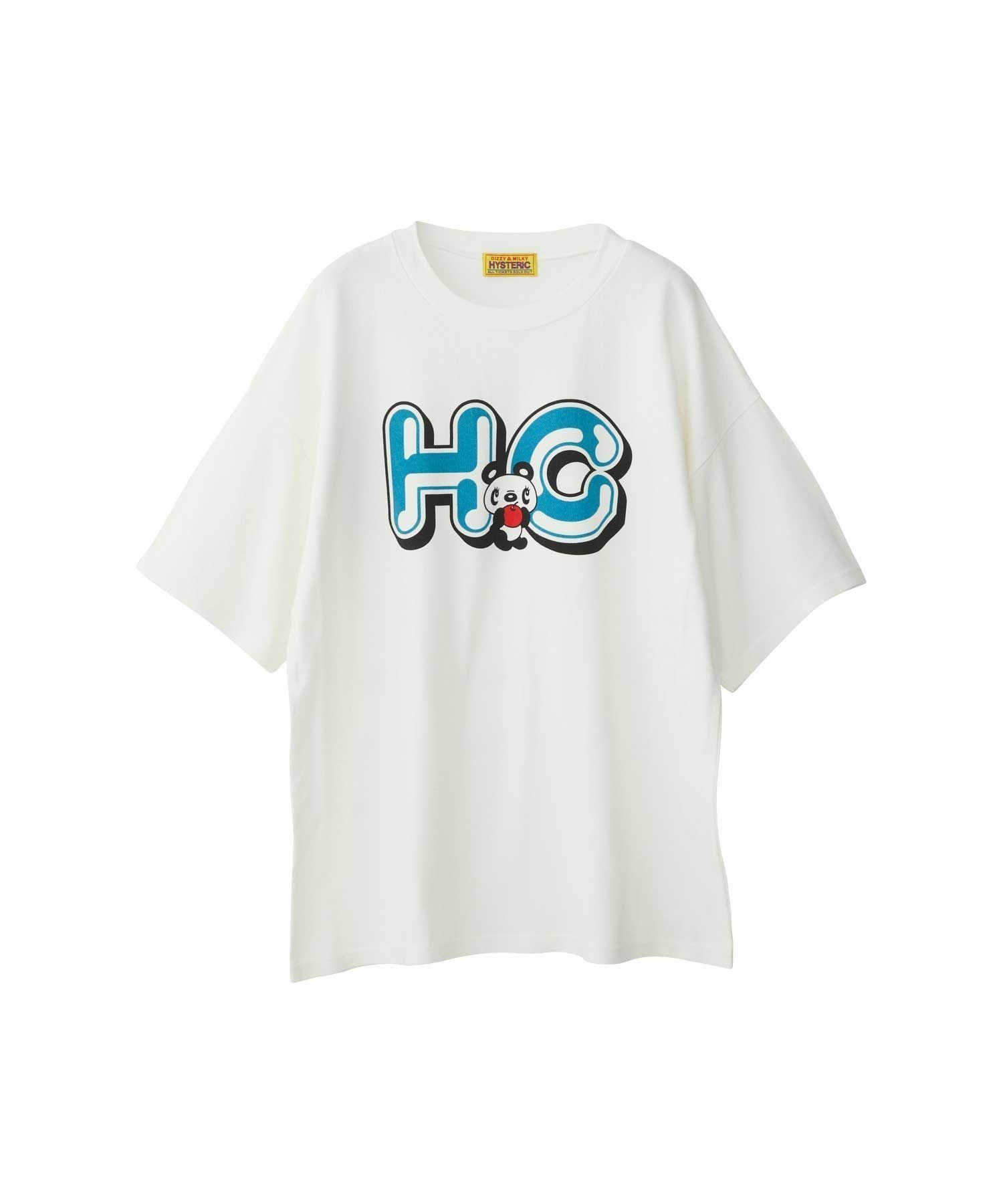 【ヒステリックグラマー/HYSTERIC GLAMOUR】のHG APPLE PANDA オーバーサイズTシャツ 人気、トレンドファッション・服の通販 founy(ファニー) 　ファッション　Fashion　レディースファッション　WOMEN　トップス・カットソー　Tops/Tshirt　シャツ/ブラウス　Shirts/Blouses　ロング / Tシャツ　T-Shirts　S/S・春夏　Ss・Spring/Summer　カーゴパンツ　Cargo Pants　グラフィック　Graphic　デニム　Denim　ミニスカート　Mini Skirt　夏　Summer　春　Spring　 other-1|ID: prp329100003958448 ipo3291000000026095424