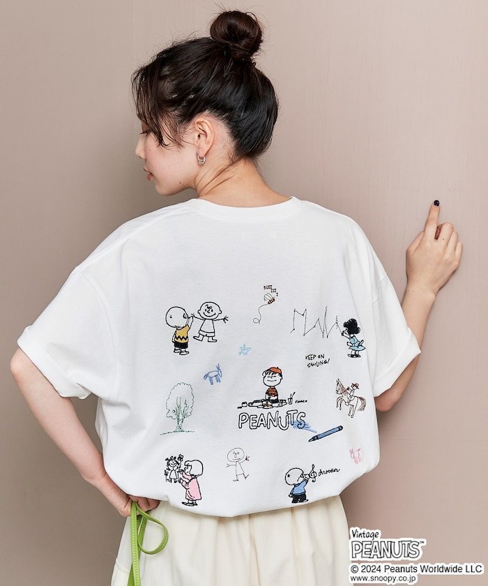 【フリークスストア/FREAK'S STORE】のPEANUTS バック 刺繍 半袖 Tシャツ【限定展開】 24SS インテリア・キッズ・メンズ・レディースファッション・服の通販 founy(ファニー) https://founy.com/ ファッション Fashion レディースファッション WOMEN トップス・カットソー Tops/Tshirt シャツ/ブラウス Shirts/Blouses ロング / Tシャツ T-Shirts バッグ Bag 2024年 2024 2024春夏・S/S Ss,Spring/Summer,2024 S/S・春夏 Ss・Spring/Summer おすすめ Recommend キャラクター Character シンプル Simple スウェット Sweat スペシャル Special スラックス Slacks フィット Fit フロント Front プリント Print ボーダー Border 半袖 Short Sleeve 夏 Summer 春 Spring |ID: prp329100003961594 ipo3291000000028888209