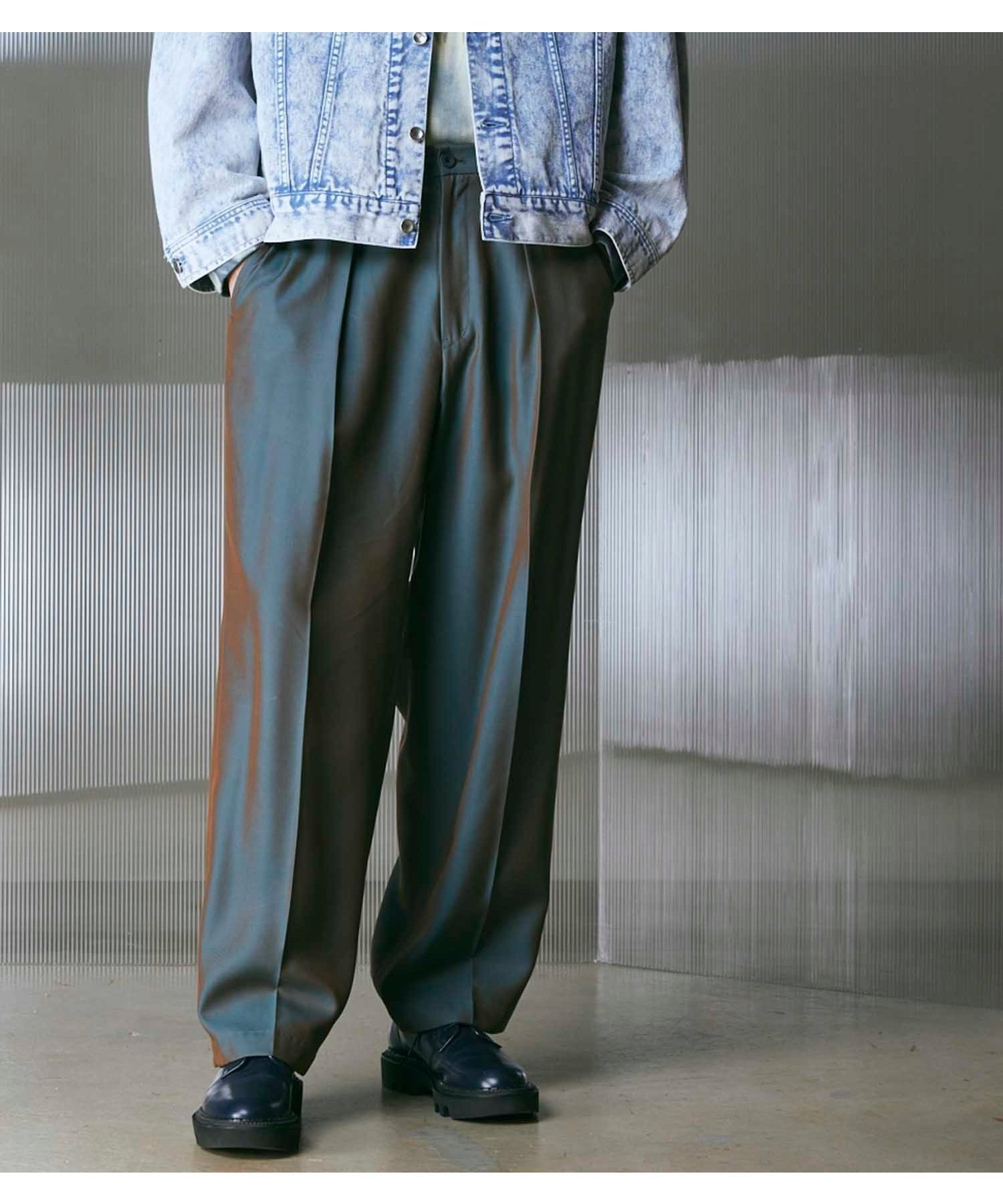 【メゾンスペシャル/MAISON SPECIAL】のLyocell Twill Chambray Prime-Wide One-Tuck Pants インテリア・キッズ・メンズ・レディースファッション・服の通販 founy(ファニー) 　ファッション　Fashion　レディースファッション　WOMEN　パンツ　Pants　シャンブレー　Chambray　ツイル　Twill　BRN|ID: prp329100003963147 ipo3291000000026122406