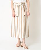 【その他のブランド/Other】のセットアップ対応 コットンリネンストライプナロースカート 人気、トレンドファッション・服の通販 founy(ファニー) ファッション Fashion レディースファッション WOMEN セットアップ Setup スカート Skirt ストライプ Stripe セットアップ Set Up トレンド Trend フロント Front ボーダー Border ラップ Wrap 楽ちん Easy thumbnail ベージュ|ID: prp329100003963215 ipo3291000000026237042