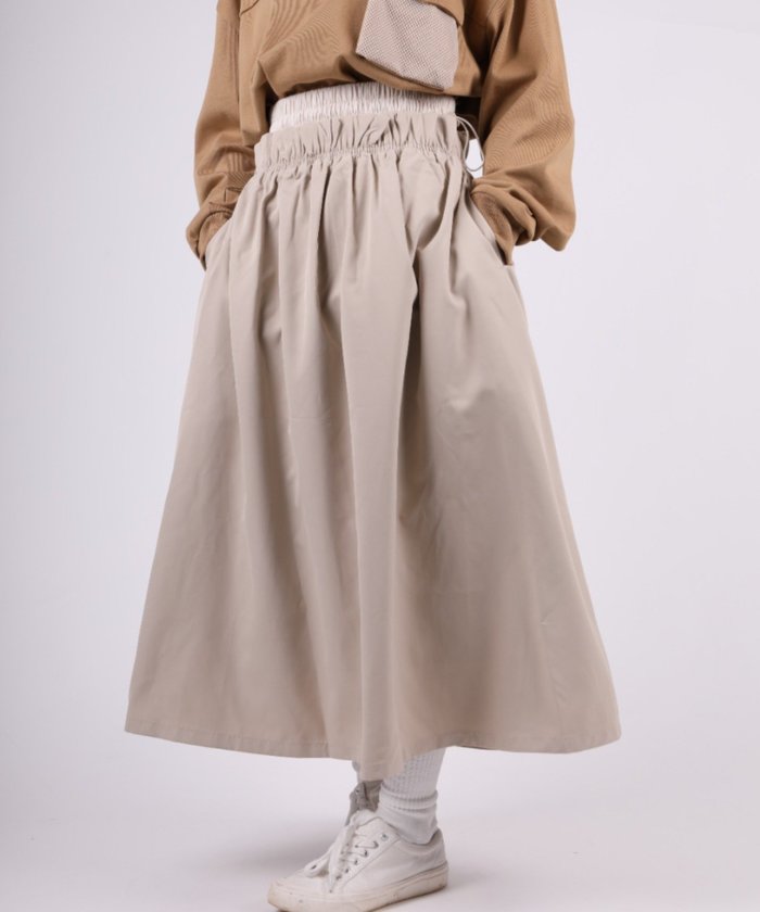 【アイモハ/aimoha】のS more/Water-repellent flare skirt インテリア・キッズ・メンズ・レディースファッション・服の通販 founy(ファニー) https://founy.com/ ファッション Fashion レディースファッション WOMEN スカート Skirt おすすめ Recommend アウトドア Outdoor シンプル Simple フレア Flare ポケット Pocket |ID: prp329100003966879 ipo3291000000026155223