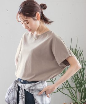 【グローバルワーク/GLOBAL WORK】 なめらかタッチドルマンプルオーバー/992261人気、トレンドファッション・服の通販 founy(ファニー) ファッション Fashion レディースファッション WOMEN トップス・カットソー Tops/Tshirt プルオーバー Pullover なめらか Smooth カットソー Cut And Sew スリット Slit |ID:prp329100003966944