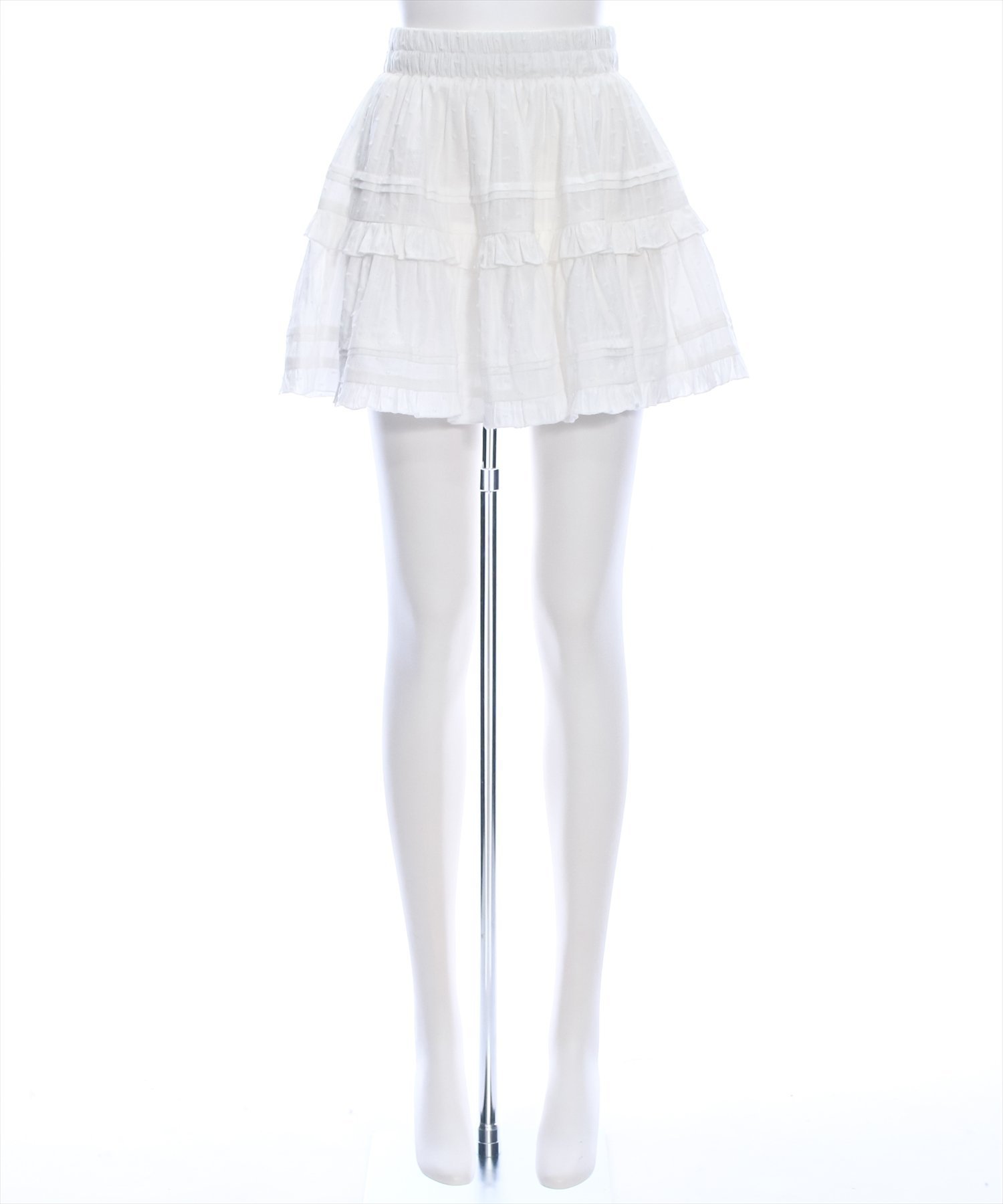 【クリア/clear】のインパン付きドットフリルミニスカート インテリア・キッズ・メンズ・レディースファッション・服の通販 founy(ファニー) 　ファッション　Fashion　レディースファッション　WOMEN　スカート　Skirt　ミニスカート　Mini Skirts　おすすめ　Recommend　ショート　Short　シンプル　Simple　フリル　Frills　OWH|ID: prp329100003967625 ipo3291000000026162736