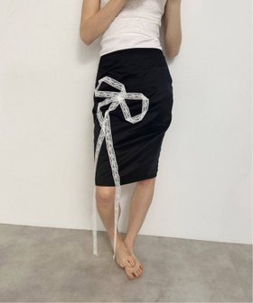 【エディット フォー ルル/edit.for LuLu】 【YUHAN WANG/ユハン ワン】lace bow silk cotton skirt人気、トレンドファッション・服の通販 founy(ファニー) ファッション Fashion レディースファッション WOMEN スカート Skirt シルク Silk ミックス Mix リボン Ribbon レース Race ロンドン London おすすめ Recommend 2024年 2024 2024春夏・S/S Ss,Spring/Summer,2024 |ID:prp329100003967644