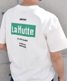 【シップス フォー ウィメン/SHIPS】の【SHIPS any別注】La Hutte ワンポイント ロゴ / バックプリント デザイン Tシャツ ライトホワイト|ID: prp329100003967753 ipo3291000000026252078