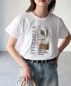 【リベリー/Riberry】のEPHEMERAフォトコンパクトTシャツ 人気、トレンドファッション・服の通販 founy(ファニー) ファッション Fashion レディースファッション WOMEN トップス・カットソー Tops/Tshirt シャツ/ブラウス Shirts/Blouses ロング / Tシャツ T-Shirts おすすめ Recommend インナー Inner キャミワンピース Cami Dress コンパクト Compact シンプル Simple ジャケット Jacket スラックス Slacks デニム Denim バランス Balance フェミニン Feminine フロント Front プリント Print ロング Long 吸水 Water Absorption 夏 Summer |ID:prp329100003968098