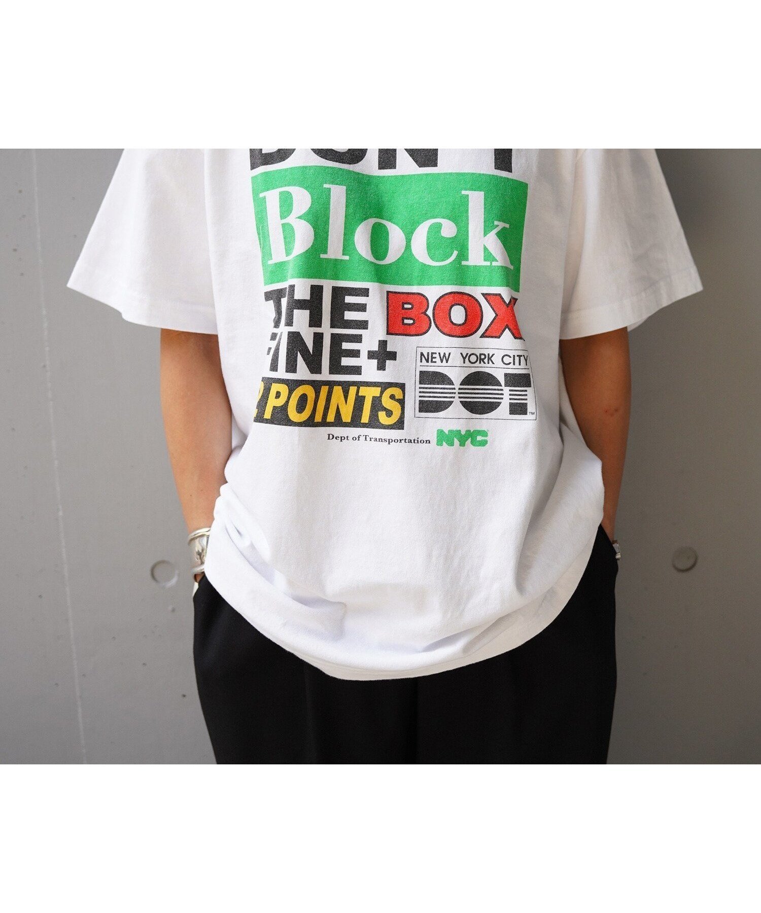 【ビーセカンド/B'2nd】のGOOD ROCK SPEED NYC BLOCKTシャツ/24NYC103W 人気、トレンドファッション・服の通販 founy(ファニー) 　ファッション　Fashion　レディースファッション　WOMEN　トップス・カットソー　Tops/Tshirt　シャツ/ブラウス　Shirts/Blouses　ロング / Tシャツ　T-Shirts　インナー　Inner　グラフィック　Graphic　シンプル　Simple　プリント　Print　ヴィンテージ　Vintage　夏　Summer　 other-1|ID: prp329100003968157 ipo3291000000026166074