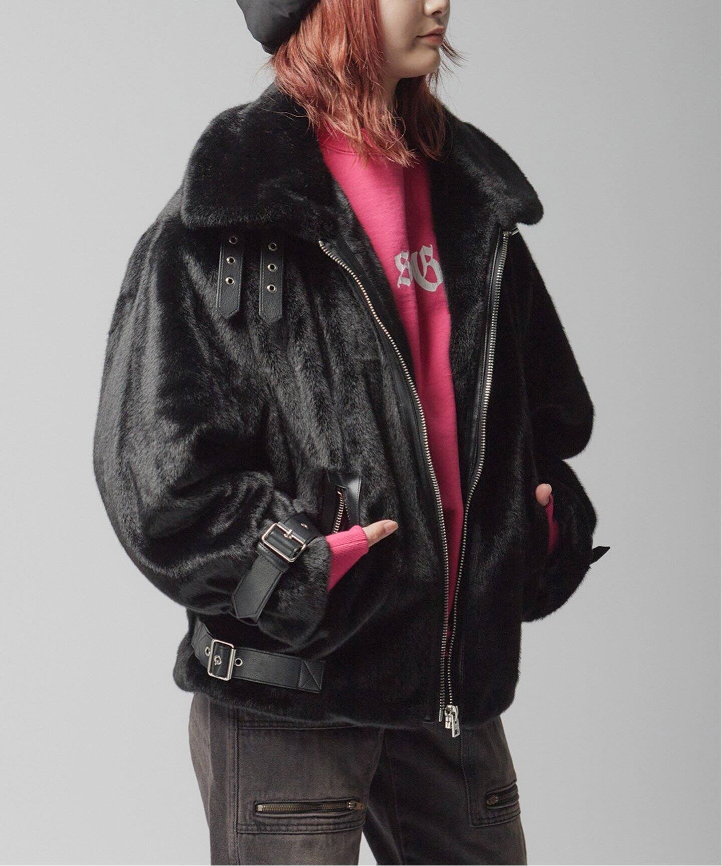 【その他のブランド/Other】の【JAKKE/ジャッキー】 BOBBY BIKER BLACK フェイクファージャケット 人気、トレンドファッション・服の通販 founy(ファニー) 　ファッション　Fashion　レディースファッション　WOMEN　アウター　Coat Outerwear　ジャケット　Jackets　2023年　2023　2023-2024秋冬・A/W　Aw/Autumn/Winter//Fw/Fall-Winter/2023-2024　フェイクファー　Faux Fur　リアル　Real　 other-1|ID: prp329100003971120 ipo3291000000026183702