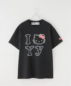【その他のブランド/Other】の【OPEN YY*Hello Kitty】YY T-SHIRT Tシャツ 人気、トレンドファッション・服の通販 founy(ファニー) ファッション Fashion レディースファッション WOMEN トップス・カットソー Tops/Tshirt シャツ/ブラウス Shirts/Blouses ロング / Tシャツ T-Shirts 2024年 2024 2024春夏・S/S Ss,Spring/Summer,2024 キャラクター Character クラシカル Classical モチーフ Motif 猫 Cat thumbnail ブラック|ID: prp329100003971918 ipo3291000000026189341