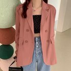 【ミニミニストア/miniministore】の春夏ジャケット レディース 軽アウター黒 ピンク|ID: prp329100003973342 ipo3291000000028940561