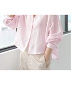 【イエナ/IENA】のラミーリヨセルショートシャツ ピンク|ID:prp329100003973493