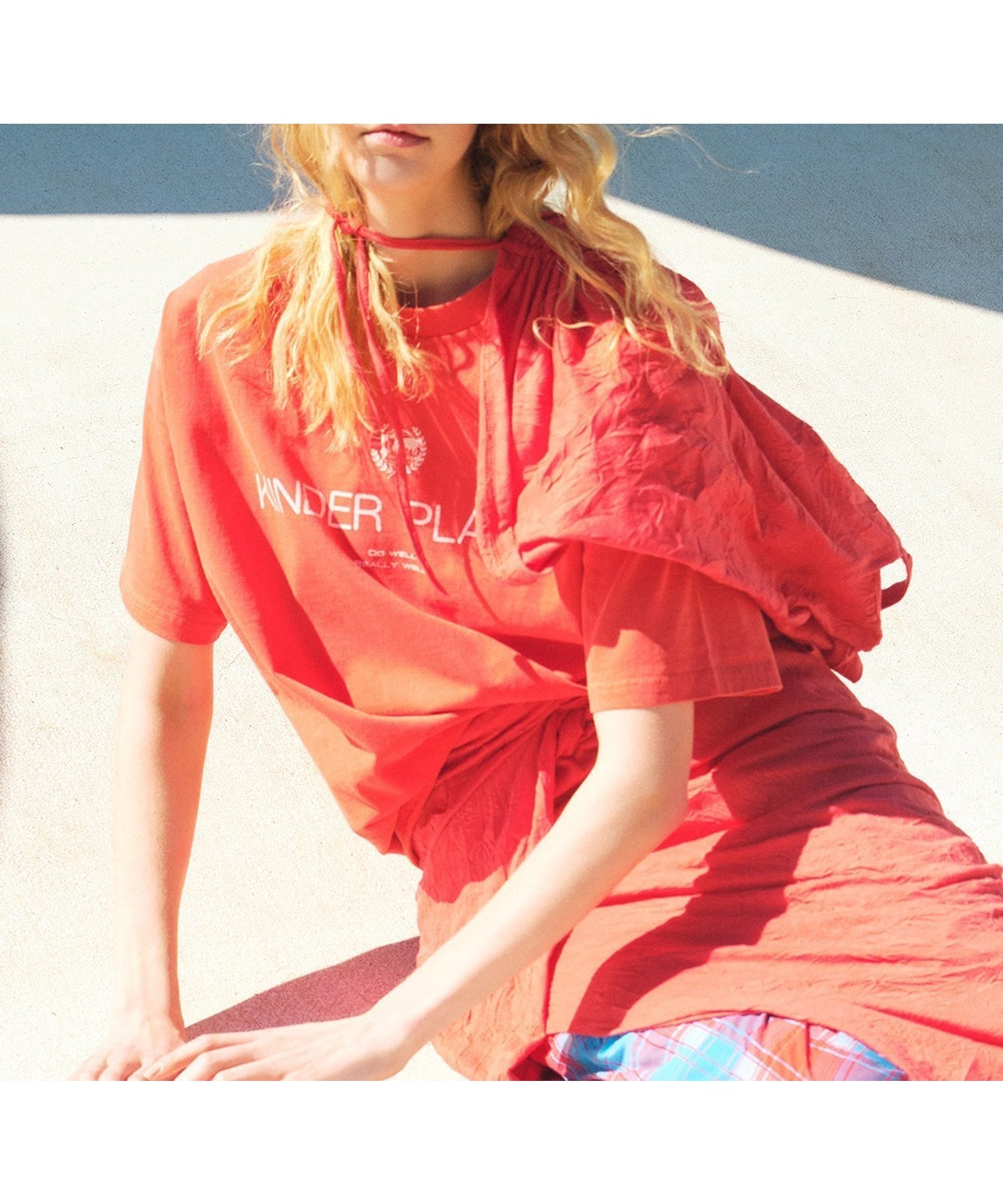 【メゾンスペシャル/MAISON SPECIAL】のKINDER PLANET Print T-shirt インテリア・キッズ・メンズ・レディースファッション・服の通販 founy(ファニー) 　ファッション　Fashion　レディースファッション　WOMEN　トップス・カットソー　Tops/Tshirt　シャツ/ブラウス　Shirts/Blouses　ロング / Tシャツ　T-Shirts　プリント　Print　ロング　Long　ヴィンテージ　Vintage　夏　Summer　RED|ID: prp329100003974815 ipo3291000000026213792