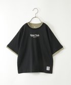 【イッカ/ikka / KIDS】の襟袖フェイクBIGTシャツ(120~160cm) ブラック|ID: prp329100003979978 ipo3291000000026254217