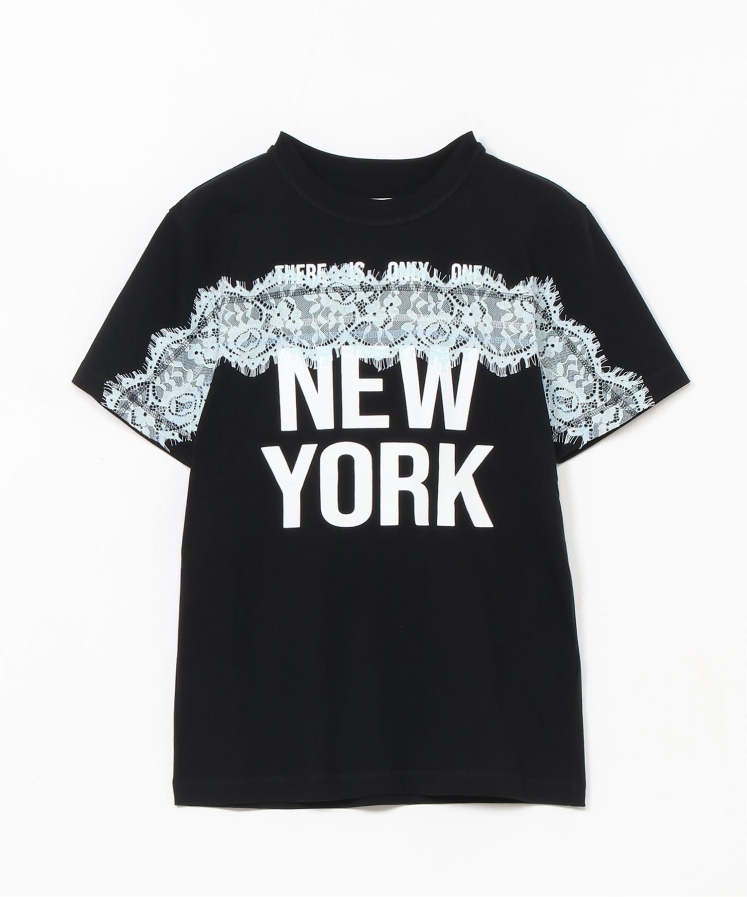 【スリーワン フィリップリム/3.1 Phillip Lim】の「NEW YORK」グラフィックプリントTシャツ 人気、トレンドファッション・服の通販 founy(ファニー) 　ファッション　Fashion　レディースファッション　WOMEN　トップス・カットソー　Tops/Tshirt　シャツ/ブラウス　Shirts/Blouses　ロング / Tシャツ　T-Shirts　グラフィック　Graphic　プリント　Print　レース　Race　 other-1|ID: prp329100003980317 ipo3291000000026334647