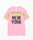 【スリーワン フィリップリム/3.1 Phillip Lim】の「NEW YORK」グラフィックプリントTシャツ 人気、トレンドファッション・服の通販 founy(ファニー) ファッション Fashion レディースファッション WOMEN トップス・カットソー Tops/Tshirt シャツ/ブラウス Shirts/Blouses ロング / Tシャツ T-Shirts グラフィック Graphic プリント Print レース Race thumbnail PINK|ID: prp329100003980317 ipo3291000000026334650