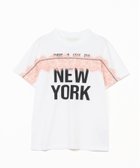 【スリーワン フィリップリム/3.1 Phillip Lim】の「NEW YORK」グラフィックプリントTシャツ 人気、トレンドファッション・服の通販 founy(ファニー) ファッション Fashion レディースファッション WOMEN トップス・カットソー Tops/Tshirt シャツ/ブラウス Shirts/Blouses ロング / Tシャツ T-Shirts グラフィック Graphic プリント Print レース Race thumbnail WHITE|ID: prp329100003980317 ipo3291000000026334651