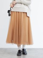 【シェトワ/Chez toi】のチュールはぎスカート 人気、トレンドファッション・服の通販 founy(ファニー) ファッション Fashion レディースファッション WOMEN スカート Skirt おすすめ Recommend シンプル Simple ジャケット Jacket スウェット Sweat チュール Tulle プチプライス・低価格 Affordable thumbnail カーキ|ID: prp329100003980418 ipo3291000000026257624