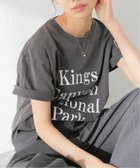 【ジャーナルスタンダード レサージュ/journal standard L'essage】の《追加 》【Kings】ロゴピグメントTシャツ 人気、トレンドファッション・服の通販 founy(ファニー) ファッション Fashion レディースファッション WOMEN トップス・カットソー Tops/Tshirt シャツ/ブラウス Shirts/Blouses ロング / Tシャツ T-Shirts 2024年 2024 2024春夏・S/S Ss,Spring/Summer,2024 thumbnail ブラック|ID: prp329100003982511 ipo3291000000026328532