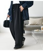 【ディスコート/Discoat】の《新色追加/7サイズ展開》-3kg見え!とろみイージーパンツ【ユニセックス】 ブラック|ID: prp329100003983343 ipo3291000000030652800