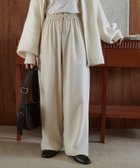 【ディスコート/Discoat】の《新色追加/7サイズ展開》-3kg見え!とろみイージーパンツ【ユニセックス】 アイボリー|ID: prp329100003983343 ipo3291000000030652801