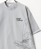 【ラザル/LAZAR / MEN】のコンバース Tシャツ ティーシャツ メンズ 半袖 ロゴ オーバーサイズ ライトグレー|ID: prp329100003985297 ipo3291000000026890648