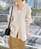 【スピック&スパン/Spick & Span】の≪追加2≫80リネンカシュクールビッグシャツ ベージュ|ID: prp329100003986263 ipo3291000000027223741