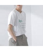 【ナノ ユニバース/nano universe】のロゴプリントTシャツ 人気、トレンドファッション・服の通販 founy(ファニー) ファッション Fashion レディースファッション WOMEN トップス・カットソー Tops/Tshirt シャツ/ブラウス Shirts/Blouses ロング / Tシャツ T-Shirts インナー Inner カーディガン Cardigan ジャケット Jacket プリント Print ボトム Bottom thumbnail グリーン|ID: prp329100003987267 ipo3291000000026313355