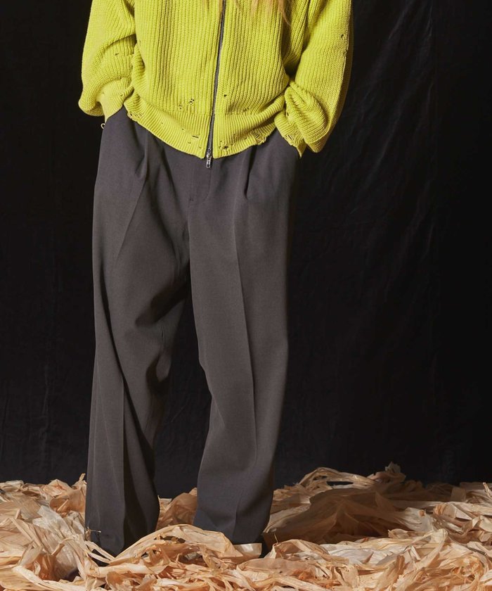 【メゾンスペシャル/MAISON SPECIAL】のDouble-Cloth One-Tuck Wide Pants インテリア・キッズ・メンズ・レディースファッション・服の通販 founy(ファニー) https://founy.com/ ファッション Fashion レディースファッション WOMEN パンツ Pants 軽量 Lightweight ストレッチ Stretch スラックス Slacks ドローコード Draw Cord 定番 Standard パターン Pattern 無地 Plain Color |ID: prp329100003987686 ipo3291000000026369529