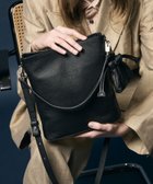 【メゾンスペシャル/MAISON SPECIAL】の2WAY Leather Mini Shoulder Bag With Drawstring Charm BLK|ID: prp329100003991627 ipo3291000000026367155