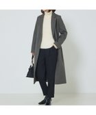 【アバハウスマヴィ/abahouse mavie】のベルト付きロングコート 人気、トレンドファッション・服の通販 founy(ファニー) ファッション Fashion レディースファッション WOMEN アウター Coat Outerwear コート Coats ベルト Belts ガウン Gown シンプル Simple ストレート Straight デニム Denim ポケット Pocket ロング Long エレガント 上品 Elegant thumbnail グレー|ID: prp329100003992173 ipo3291000000028737069