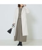 【アバハウスマヴィ/abahouse mavie】のベルト付きロングコート 人気、トレンドファッション・服の通販 founy(ファニー) ファッション Fashion レディースファッション WOMEN アウター Coat Outerwear コート Coats ベルト Belts ガウン Gown シンプル Simple ストレート Straight デニム Denim ポケット Pocket ロング Long エレガント 上品 Elegant thumbnail オフホワイト|ID: prp329100003992173 ipo3291000000028737070